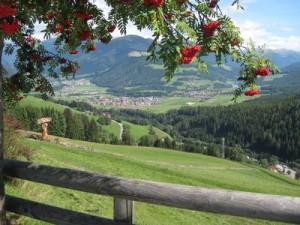 Blick auf Olang im Pustertal