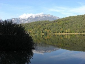 Der Montiggler See bei Eppan