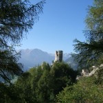 Blick auf die Burgruine: Ein Tagesauflug lohnt in jedem Fall.