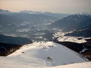 Skifahren im Eisacktal in Südtirol