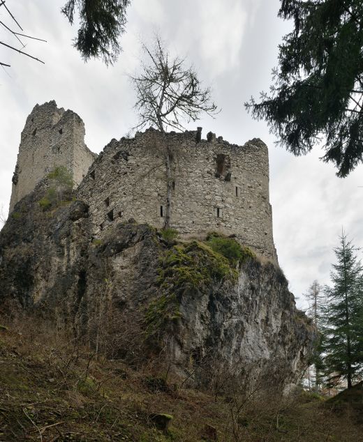 Burgruine Hauenstein: Seis am Schlern