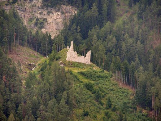 Ruine Salegg: Seis am Schlern