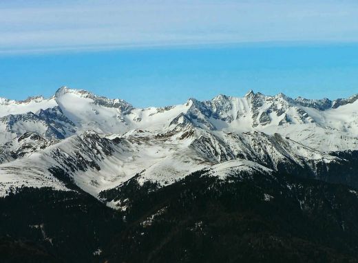 Kronplatz bei klarer Sicht