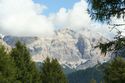 Blick aufs Bergmassiv, Col Pradat